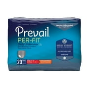 Prevail Per-Fit Daily Underwear for Men, Incontinence, Disposable, Extra Absorbency, Medium, 20 Ct