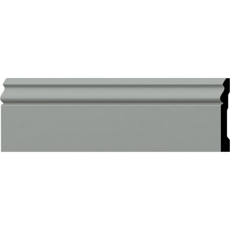 Ekena Millwork 3 3/4"H x 1/2"P x 94 1/2"L Aberdeen Baseboard Moulding