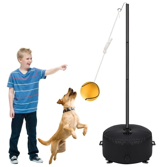 Caplisave Tetherball Set Portable Indoor Outdoor Adjustable Height 1-Count