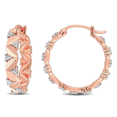 Everly Women's Topaz Rose Gold Plated Earrings