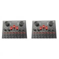 thumbnail image 1 of 2X V8S Microphone USB Rechargeable External Mixer Karaoke 3.5Mm Interface Sound Card Portable Live Broadcast Stereo, 1 of 4