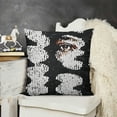 thumbnail image 2 of YINGXI Chenille Pillow Covers Geometric Black and White Pillow Cases Abstract Stripe Decorative Cushion Covers for Couch Sofa 20x20in, 2 of 5