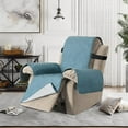 thumbnail image 2 of SHANNA Waterproof Recliner Sofa Cover Couch Covers, 1-Piece Washable Reclining Sofa Cover Furniture Protector for Kids, Dogs, Pets, Gray Blue, Armchair Recliner Cover, 2 of 11