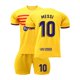 thumbnail image 1 of KEVCHE 2223 FC Barcelona Jersey Futbol 2 Piezas Set, Niños Camiseta Barcelona Futbol Jersey Barcelona Futbol MESSI Jersey Número #10 Printed Jersey Soccer Shirt Shorts Set, Fuera de Casa #10/26, 1 of 6