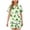 Mint Green, variant on Levmjia Women Pajama Set Lapel Short Sleeve St. Patrick's Print Button Down Blouse Shorts Polyester Sleepwear Home Comfortable and Breathable 2 Piece Outfit Summer