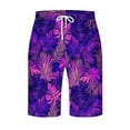thumbnail image 3 of KIHOUT Men's Tribal Print Quick-Dry Swim Trunks - 95% Polyester 5% Spandex, Drawstring Elastic Waist, Side Pockets for Beach, Summer and Casual Wear, 3 of 5