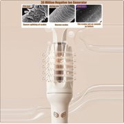 Hair Curler, Double Ceramic Curling Irons with 1.5 Rotating Barrel, 4 Temps & Timer