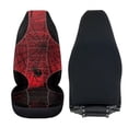 thumbnail image 4 of Uorisanigo High Back Seat Cover Set Universal Halloween Cobweb Spider Car Seat Cover Front Seats Fit for Vehicles, Auto, Suvs, Trucks, Sedans, Vans, Cars, Set of 2, 4 of 7
