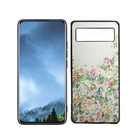 Compatible with Google Pixel 6(2021) Phone Case, Floral 109 Case Men Women, Flexible Silicone Shockproof Case for Google Pixel 6(2021)