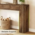 thumbnail image 2 of Fnova 63" Solid Wood Console Table with 2 Drawers, Farmhouse Extra Long Entryway Table, Rustic Sofa Table for Living Room, Hallway, Foyer, 2 of 4