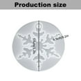 thumbnail image 3 of Clearance Epoxy silicone mold under $5,Snowflake Resin 3D Snowflake Silicone Christmas Ornament Snowflake Pendant For Resin DIY Crafts Christmas Tree Ome Hanging Ornament Decor 1PC, 3 of 8