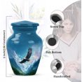 thumbnail image 3 of Yatskia Flying Eagle Urn for Ashes for Women, Cremation Keepsake Urns for Adult Ash, Large Burial Urns for Human Ashes Adult Man, (Classic 10 Inch and 3 Inch), 3 of 8