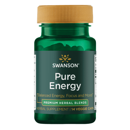Swanson Pure Energy Trial Size 14 Veggie Capsules