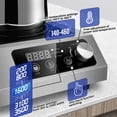 thumbnail image 5 of Zomagas 1800W Commercial Induction Cooktop – Portable, ETL-Certified, 10 Temp/Power Levels (140°F-460°F), Stainless Steel, Knob Control, Child Lock – For Restaurant, Home & Outdoor Use‌, 5 of 10