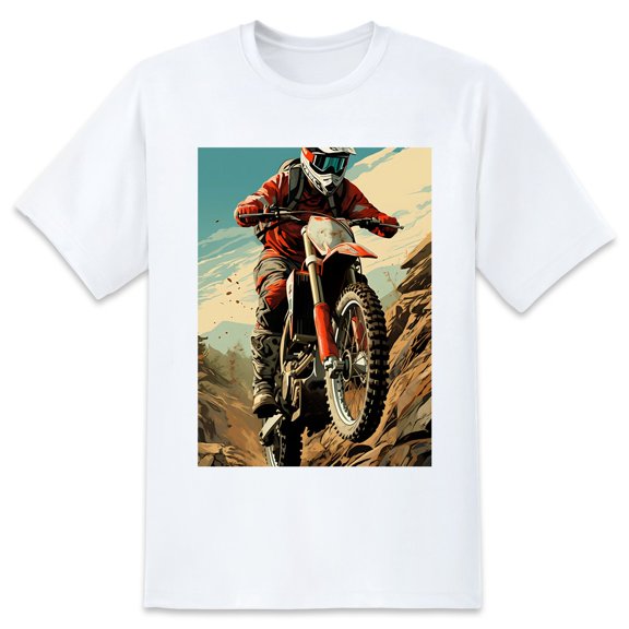 Basic Oversize Tees For WomenMotorcycle Loose Boyfriend Shirts Casual Blouse round neck