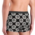thumbnail image 3 of Goofa White Sunflowers Printed Men's Boxer Briefs Underwear, Moisture-Wicking Underwear, Trunk,Soft and Breathable Cotton Underwear-Large, 3 of 9
