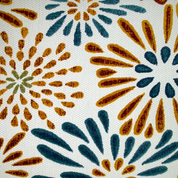 Leick Home Beam Multicolor Flower Rectangle Indoor/Outdoor Area Rug, 5'3" x 7'