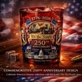 thumbnail image 3 of 250 Anniversary Whiskey Glass, America 250th Anniversary "We The People" Heritage Whiskey Bottle, Declaration of Independence Printed Glasses for Liquor Scotch Bourbon or Wine, 3 of 9