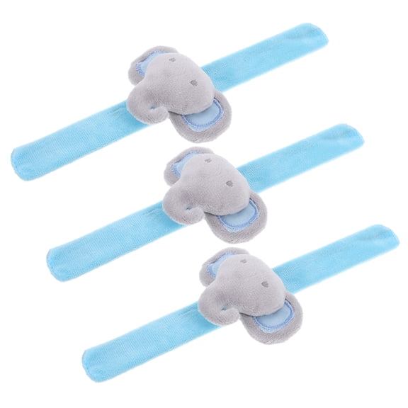 UPOUART 3pcs Animal Snap Bracelets for Kids, Colorful Slap Bracelets for Festival, Classroom, Party, and Children’s Exchange