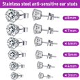 thumbnail image 2 of Ear Piercing Kit Nose Piercing Tool Stainless Steel Body Ear Navel Piercing Machine with 12 Pairs Stud Earrings Piercing Jewelry Set, 2 of 7