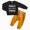 H236-Black, variant on TOWED22 Toddler Boy 2-Piece Outfit Set Long Sleeve Print Graphic Sweatshirt Jogger Pants Fall Winter Casual Clothes