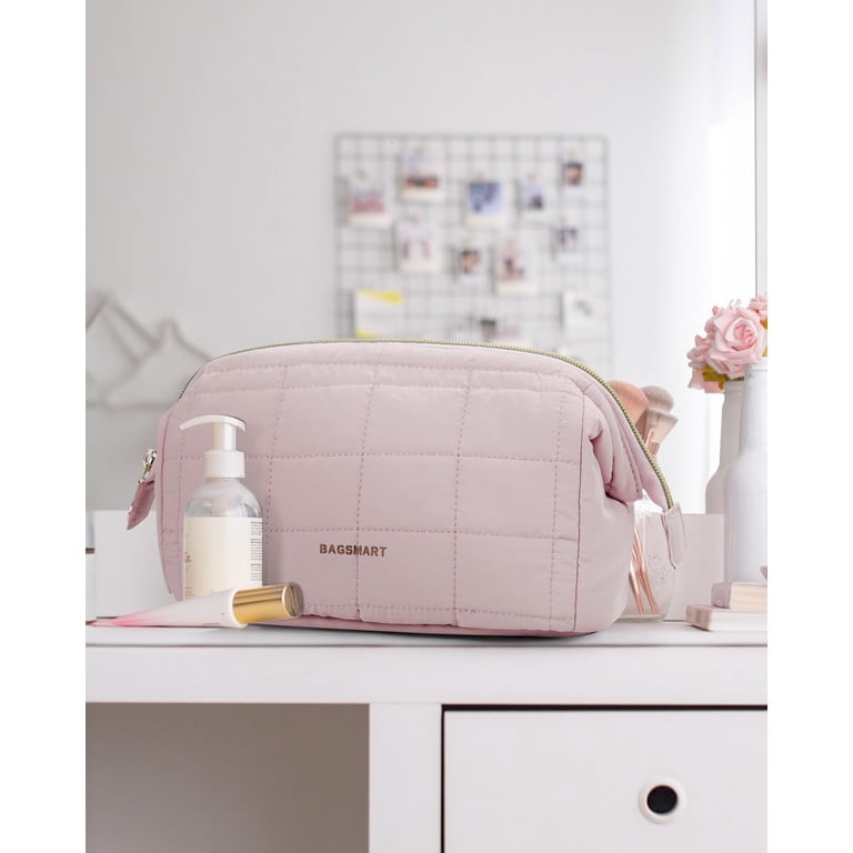 Wide-Open Quilted Cosmetic Organizer Pouch photo 7