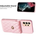 thumbnail image 3 of Phone Case for Samsung Galaxy A13 4G/5G Wallet Cover with Credit Card Holder Slot Shoulder Crossbody Strap Long Lanyard Leather Cell Accessories A04s M13 G5 A 13 LTE 13A 2022 Women Girls Pink, 3 of 14