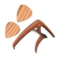 thumbnail image 3 of Herramienta Y Pinzas De Ajuste De Capo Para Guitarra De Madera De Olivo Para Piezas De Ukelele De Guitarra Sunnimix Selecciones de cejilla de guitarra, 3 of 8