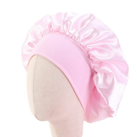 

Ma&Baby Baby Kid Silk Night Sleep Cap Hair Bonnet Hat Head Cover Satin Turban Wrap 3-8Y