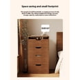 thumbnail image 4 of 3-in-1 Vanity Desk with Flip Top Mirror & Glass Desktop - Small Makeup Dressing Table with 3 Drawers, Compact Dressing Table for Bedroom, Mother's Day Gift, 4 of 8