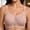 Pink, variant on Plus Size Bras for Women 2026 Seamless Floral Patterned Lift Side Coverage Breathable Adjustable Strap Soft Minimizer Tshirt Bralettes Beige XXXXL