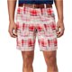 thumbnail image 1 of Club Room Mens Madras Casual Chino Shorts, Rojo, 32 Club Room chino, 1 of 1