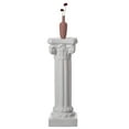 thumbnail image 5 of Decorative Modern Fiberglass White Plinth Roman Style Column Ionic Pedestal Vase Stand for Wedding, Living Room, or, 5 of 9