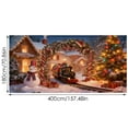 thumbnail image 3 of Christmas Garage Door Cover Decorations Large Garage Cover Holiday Decorative Door Banner Santa Claus Backdrop for Xmas Indoor Outdoor Decor(6 x 13 ft), 3 of 4