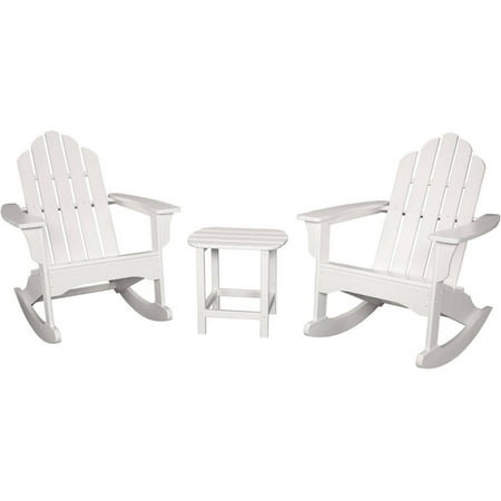 Hanover Outdoor All-Weather 3-Piece Rocking Adirondack Patio Set