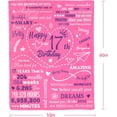 thumbnail image 3 of Yibo Birthday Gifts for 17 Year Old Girls 17th Birthday Decorations for Girls Daughter Granddaughter Sister 17 Year Old Girl Gifts Ideas for Teen Girls Blanket, 3 of 7