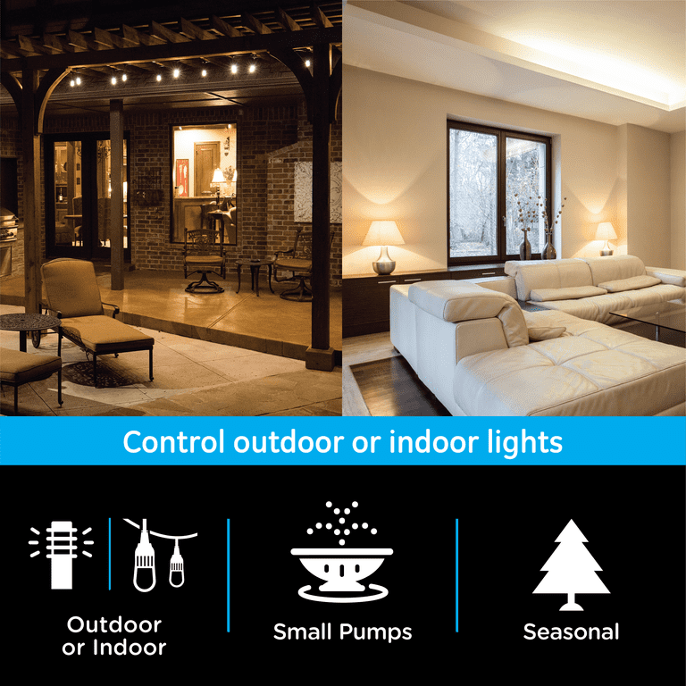 myTouchSmart 2-Pack Outdoor Digital Timer Plugs photo 6