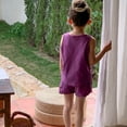 thumbnail image 3 of Hiijoy Toddler Boys Summer Outfits Breathable Cotton Solid Tank Top Shorts Set, Sizes 2-9, 3 of 4