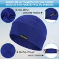 thumbnail image 2 of Cooling Skull Caps for Men Women,2-Pack Lightweight Beanie Helmet Liner Sleep Cap, 2 of 5