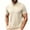 A40-Khaki, variant on Kalauyu Mens Short Sleeve Office Shirts Mesh Panel Breathable Knit Daily Golf Solid Color Casual Tops
