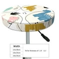 thumbnail image 4 of Fotbe Cute Dinosaurs Stool Covers Round,Waterproof Round Bar Stool Covers Bar Chair Covers Washable Stool Cushion Slipcover for 12-14 Inch Chair-12 inch, 4 of 7