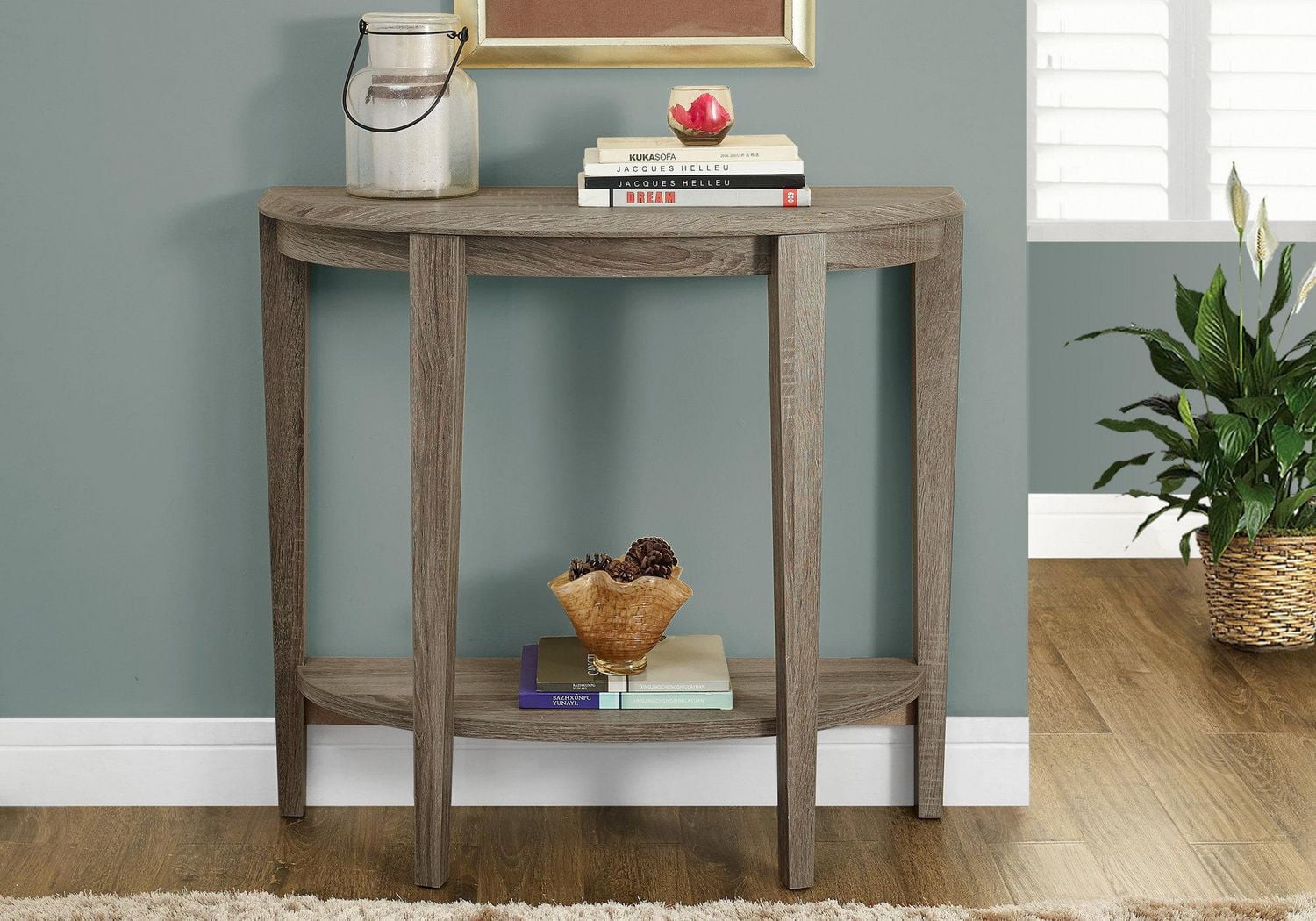 Monarch Specialties Accent Table, Console, Entryway, Narrow, Sofa, Living Room, Bedroom, Laminate, Brown, Contemporary, Modern