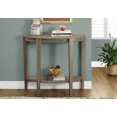 thumbnail image 1 of Monarch Specialties Accent Table, Console, Entryway, Narrow, Sofa, Living Room, Bedroom, Laminate, Brown, Contemporary, Modern, 1 of 3