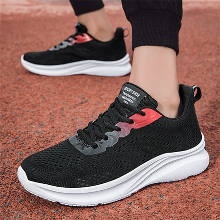 

PEASKJP Men s Fashion Sneakers Slip-on Sneaker Lightweight Casual Walking Shoes Slip-on Casual Sneakers Black 11