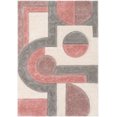thumbnail image 2 of Well Woven Rami Blush & Gold Abstract Geometric 3D Textured Shag Area Rug 9x13 (9'3" x 12'6"), 2 of 7
