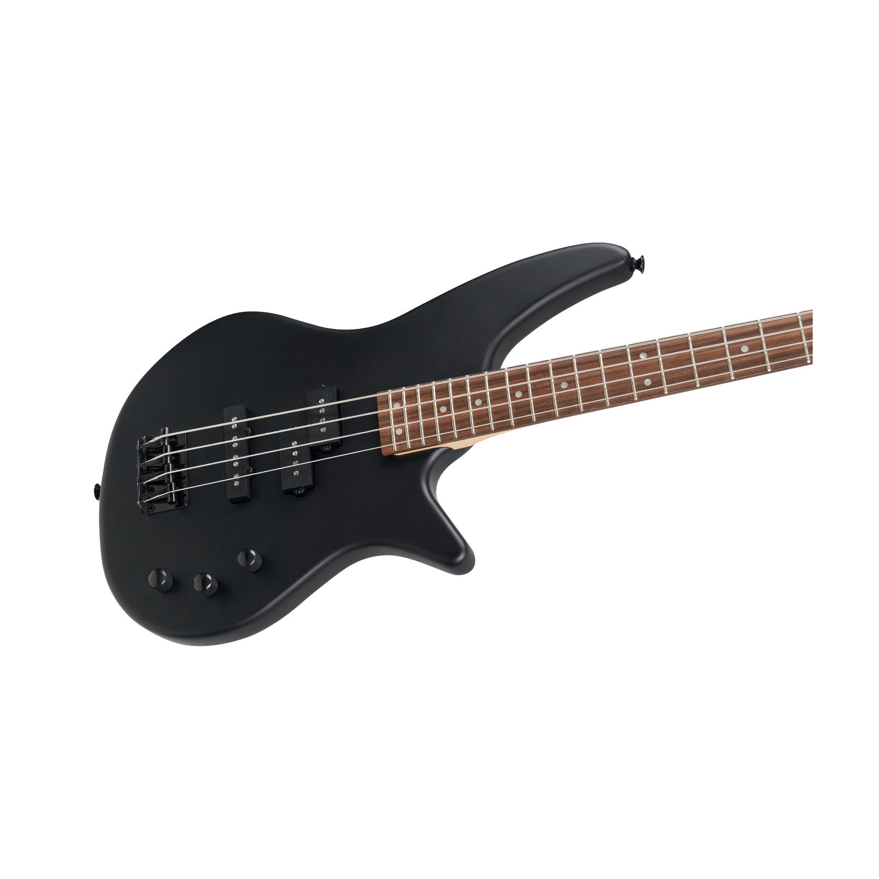 Jackson JS Series Spectra Bass JS2 4-String Bass Guitar with Laurel Fingerboard and Active Bass Boost (Satin Black)
