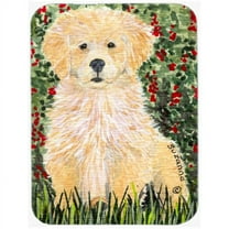 Carolines Treasures Golden Retriever Glass Cutting Board Large 12H x 16W multicolor