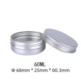 thumbnail image 3 of Caja de aluminio de 5 ml a 750 ml, caja de aluminio sellada con hilo para té, dulces, embalaje de cosméticos, cremas, subenvases, latas de aluminio pequeñas, 3 of 5