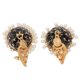 thumbnail image 1 of Pendientes Campana Mujer, Pendientes Campana Esmaltados Chapados En Oro Para Cumpleaños, 1 of 7