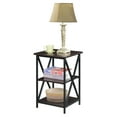 thumbnail image 2 of Convenience Concepts Tucson End Table with Shelves, Espresso/Black, 2 of 5